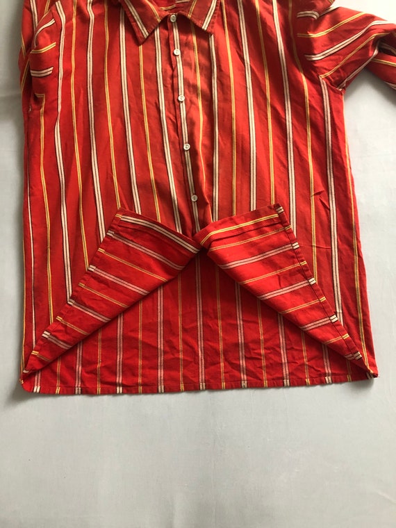 トップス vintage Euro cotton stripe shirt 60s 70s vintage Euro cotton stripe shirt 60s 70s - メルカリ