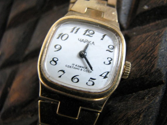 Vintage mechanical gold plated ladies watch CHAIK… - image 4