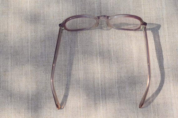 Vintage oval brown pink eyeglasses from the 80s M… - image 8