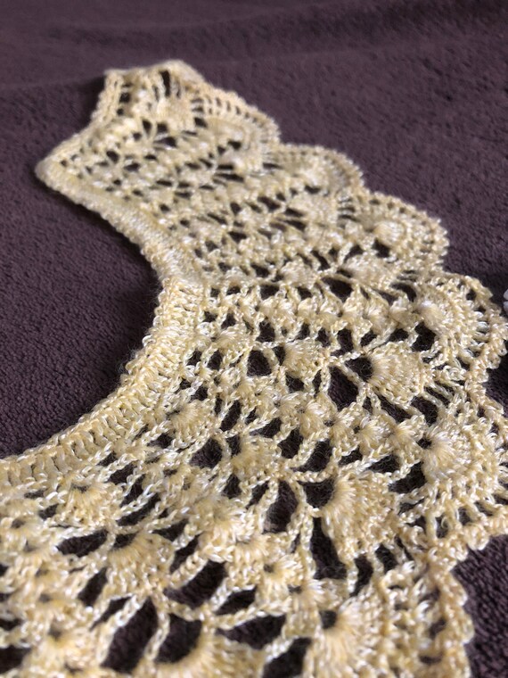 Vintage crochet womens laces collars set of 4 pcs… - image 6