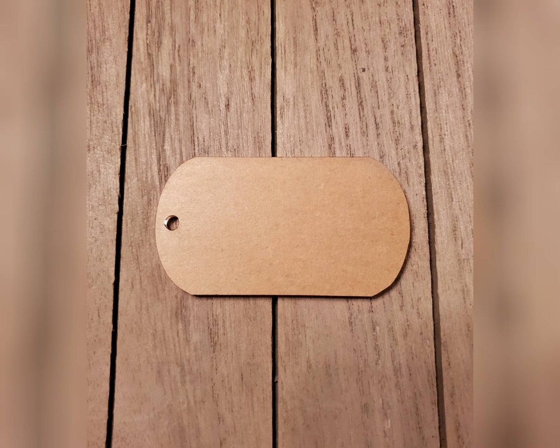 10 3 Inch Luggage Tag Acrylic Blanks With or Without Holes Etsy