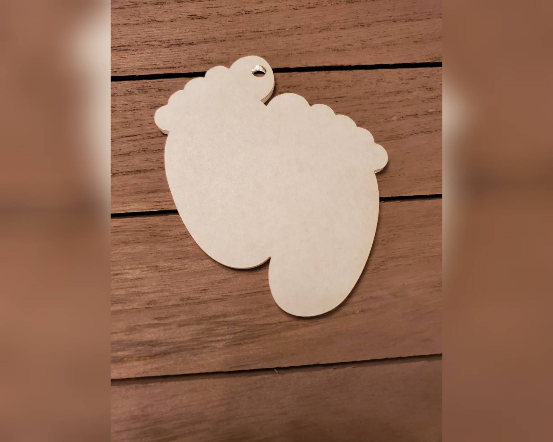 10 2.5 Inch Baby Feet Acrylic Blanks With or Without Holes Etsy