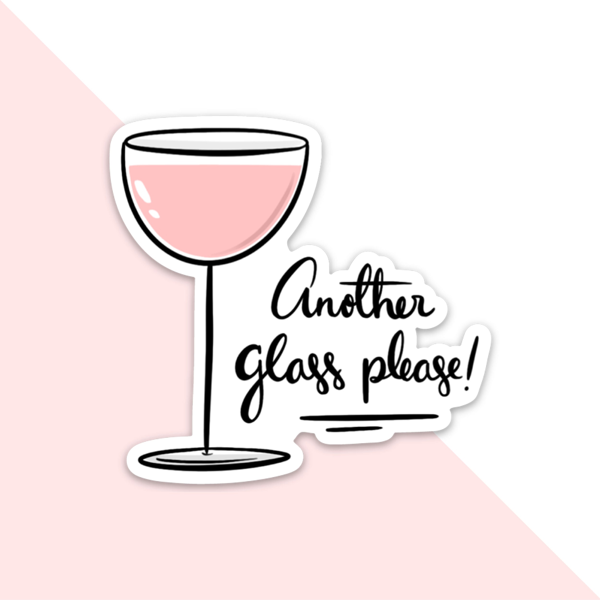 Wine vinyl sticker Laptop stickers Wine gift for friend Etsy