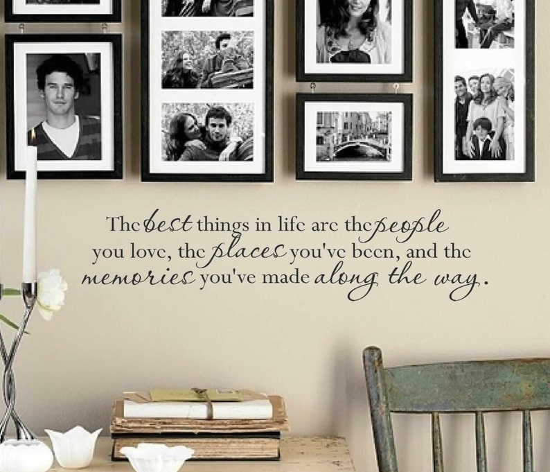 the best things in life wall decal wall vinyls decals art | etsy
