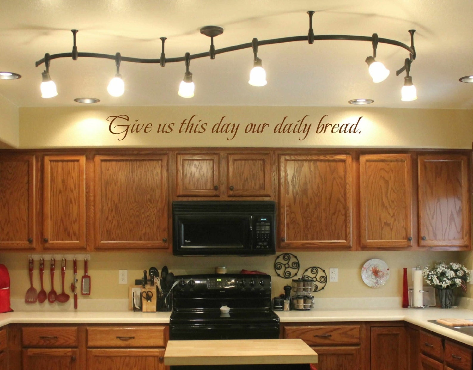 Kitchen Wall Decal Wall Vinyl's Decals Art Give Us Etsy