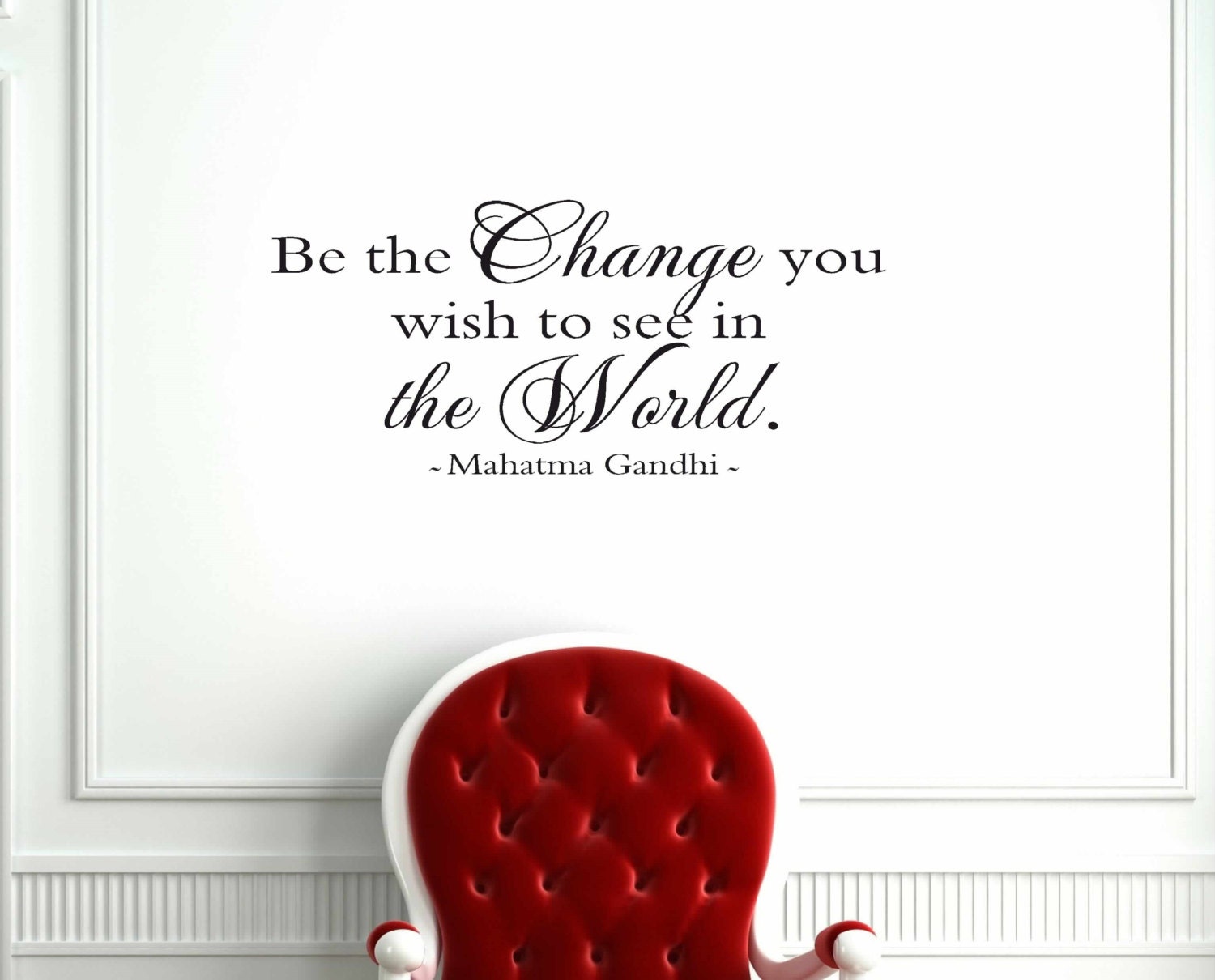 inspirational wall decal wall vinyls decals art Mahatma Etsy