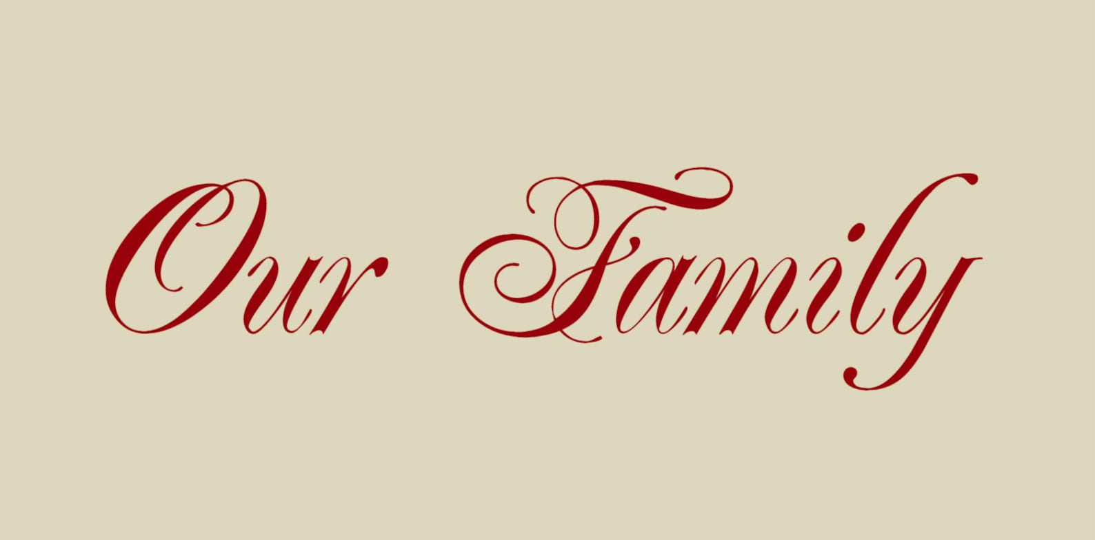 Our Family Wall Decal Vinyl Wall Decor Entryway Decal Etsy