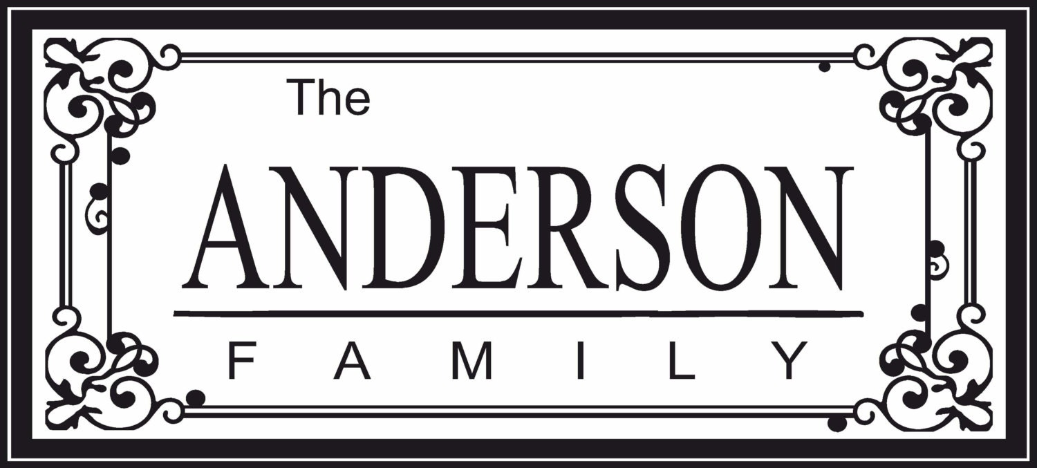 Personalized Wall Decal Family Wall Decal Entryway Wall Etsy
