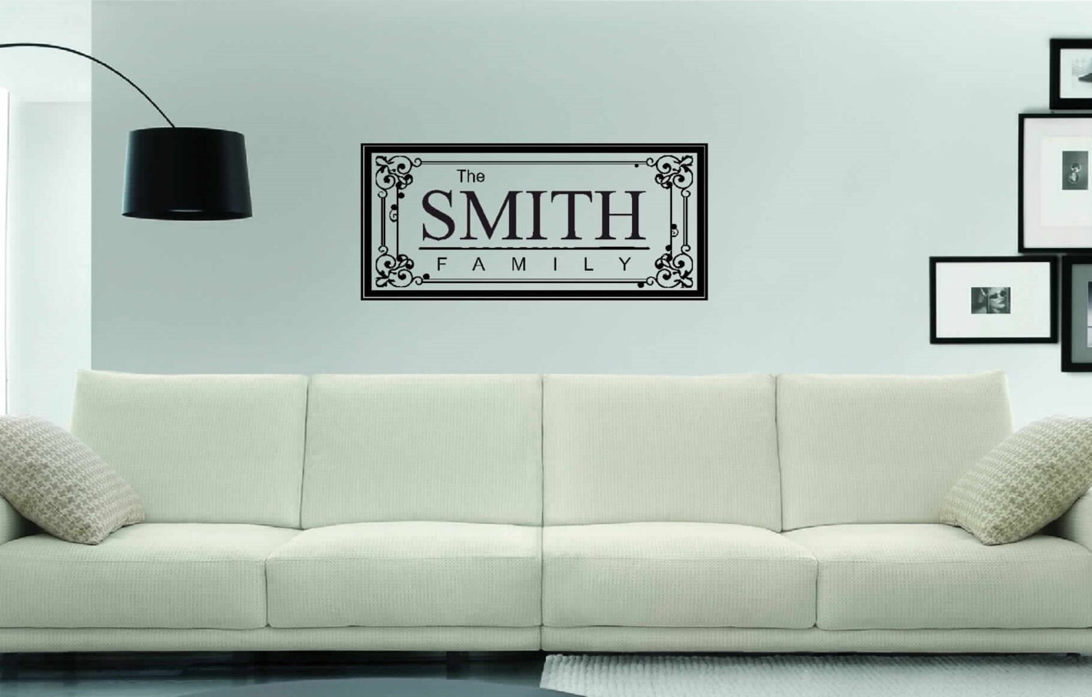 Personalized Wall Decal Family Wall Decal Entryway Wall Etsy