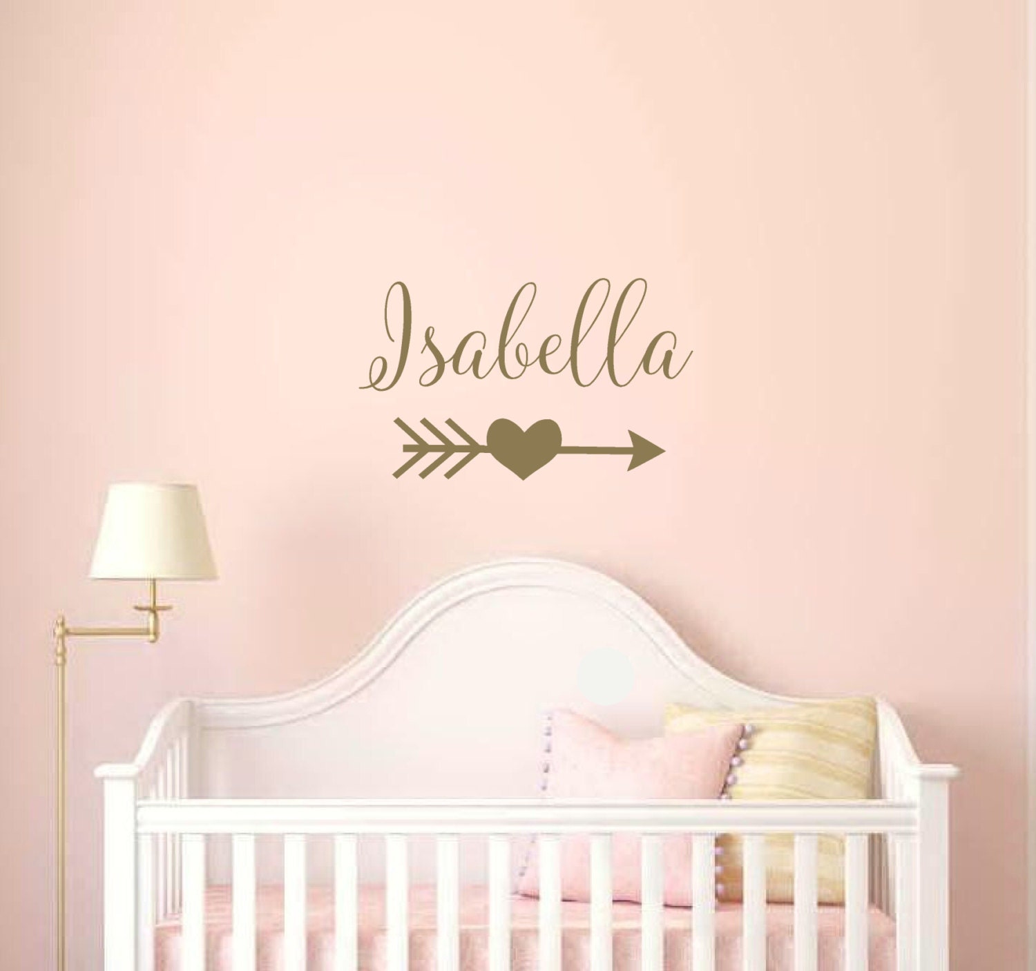 Metallic Gold wall decal Gold Wall Decor Wall Decal for Etsy