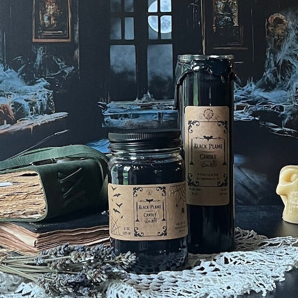 Black Flame Candle, Wooden Wick, 100 % soy candle, Pumpkin, Chai Spice