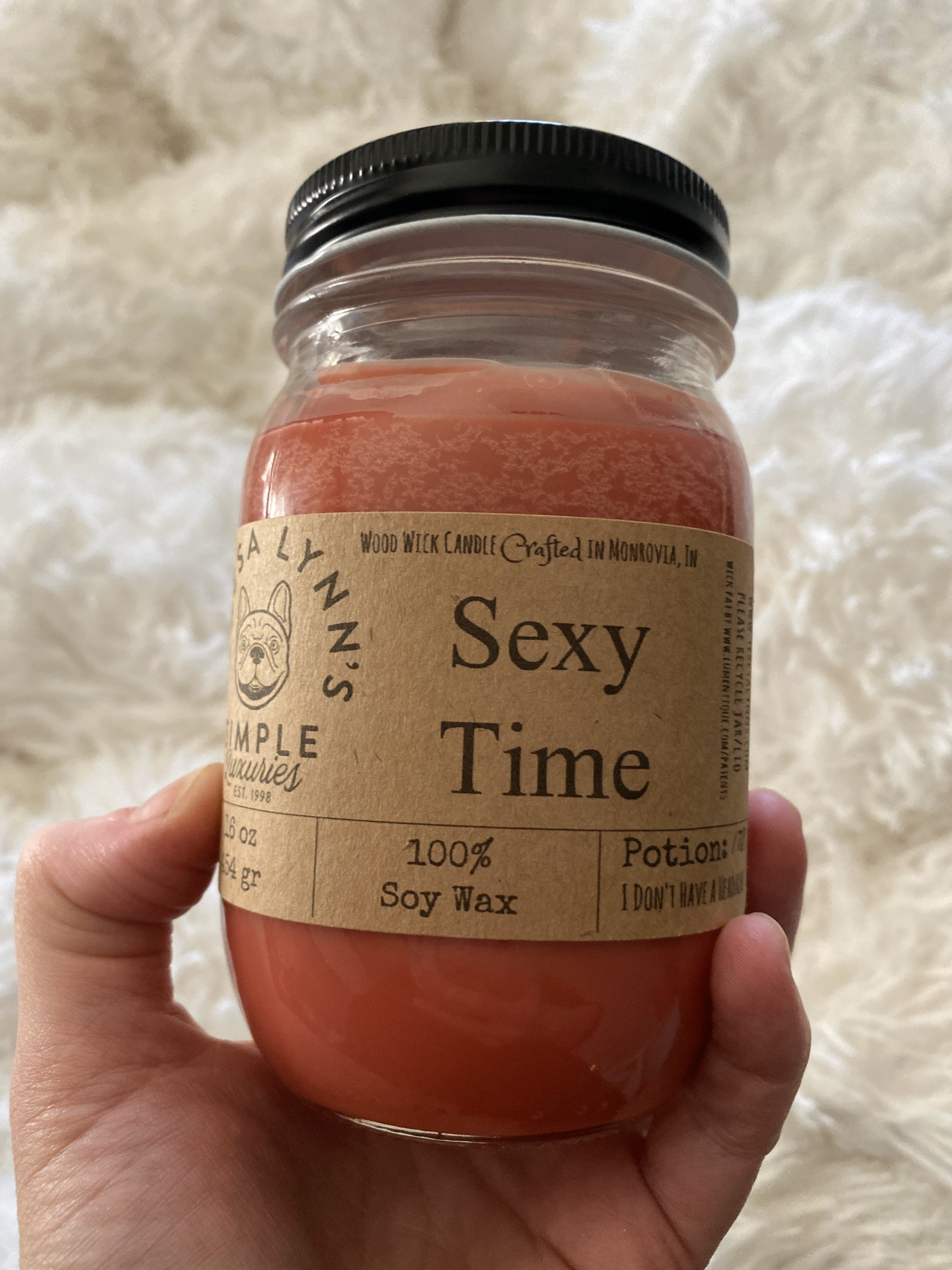 Sexy time, sensual candle, sandalwood, musk, , Umber, , soy candle, soy