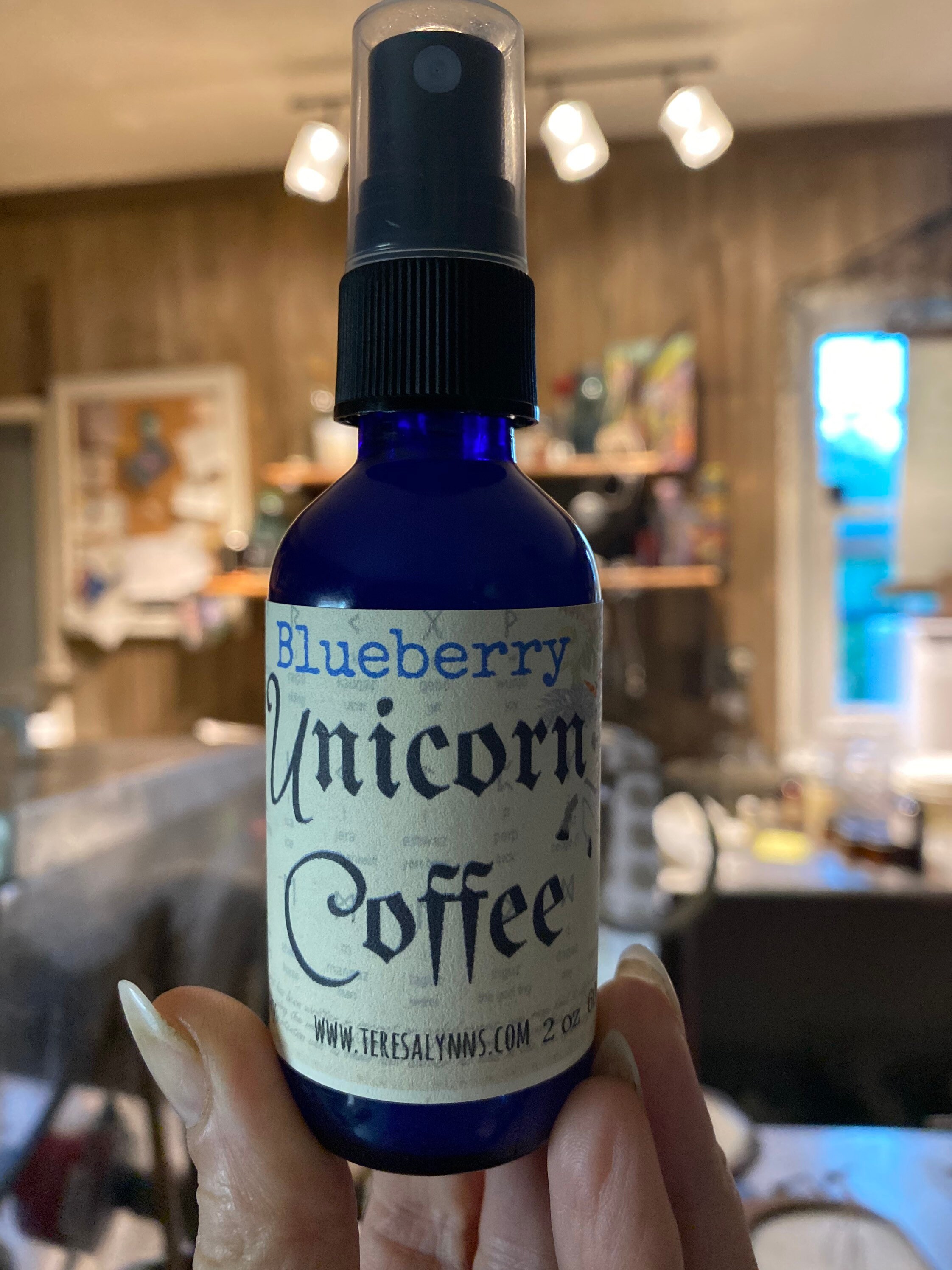 Unicorn Air freshener, Unicorn Balls, Iron Bean Coffee Co, Blueberry