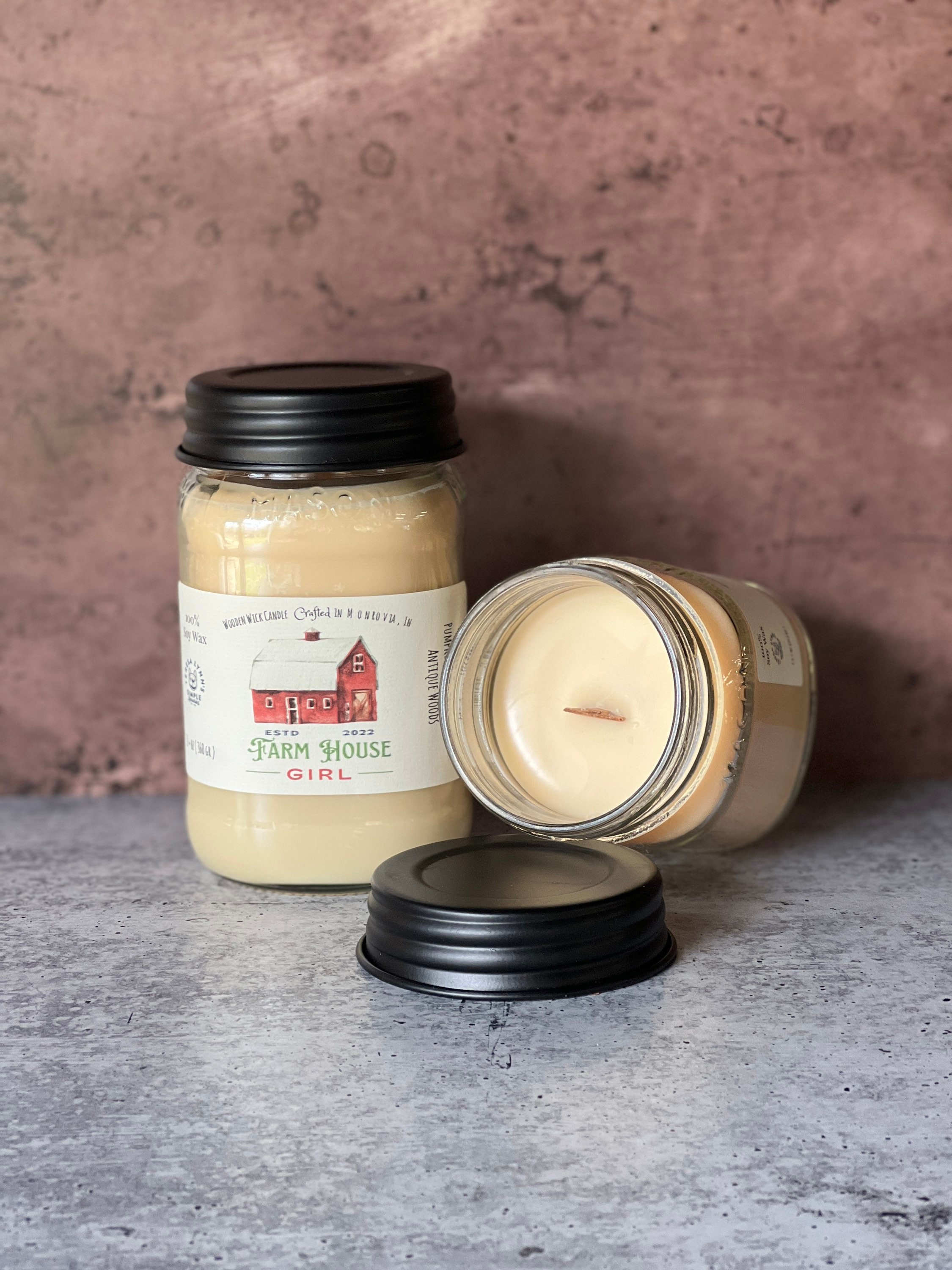 Wood Wick Soy Candle - Farmhouse Streusel - LocalWe - , LLC