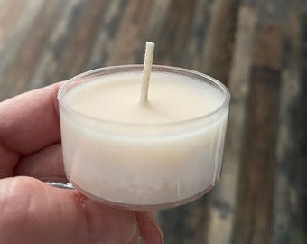 Sample candle, Tea Light Sample with cotton wick