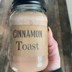 Cinnamon Sugar Toast, Soy Wax wooden wick candle