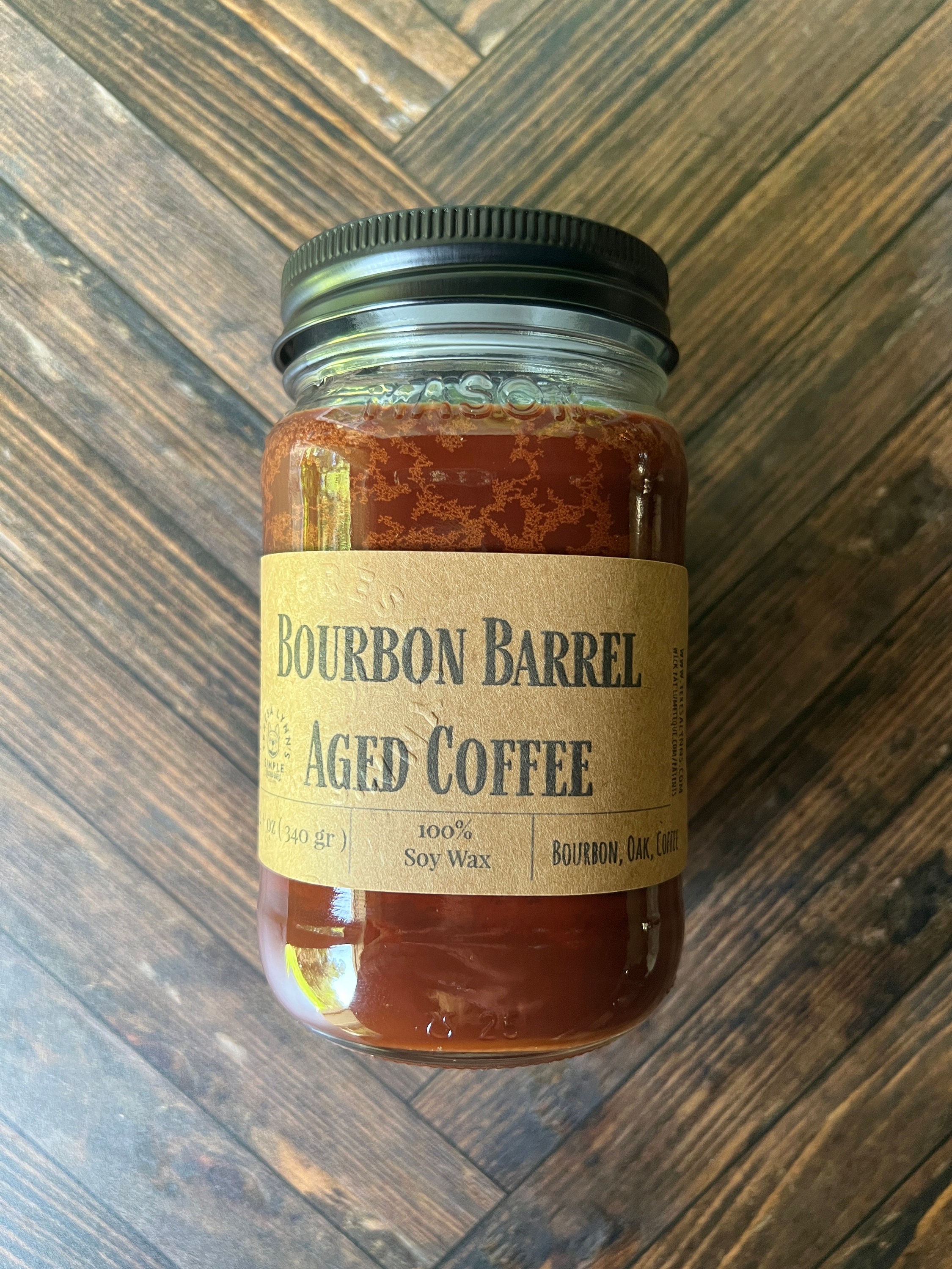 Wood Wick Candle  Kentucky Bourbon – Crazy Goat Lady Soap Company