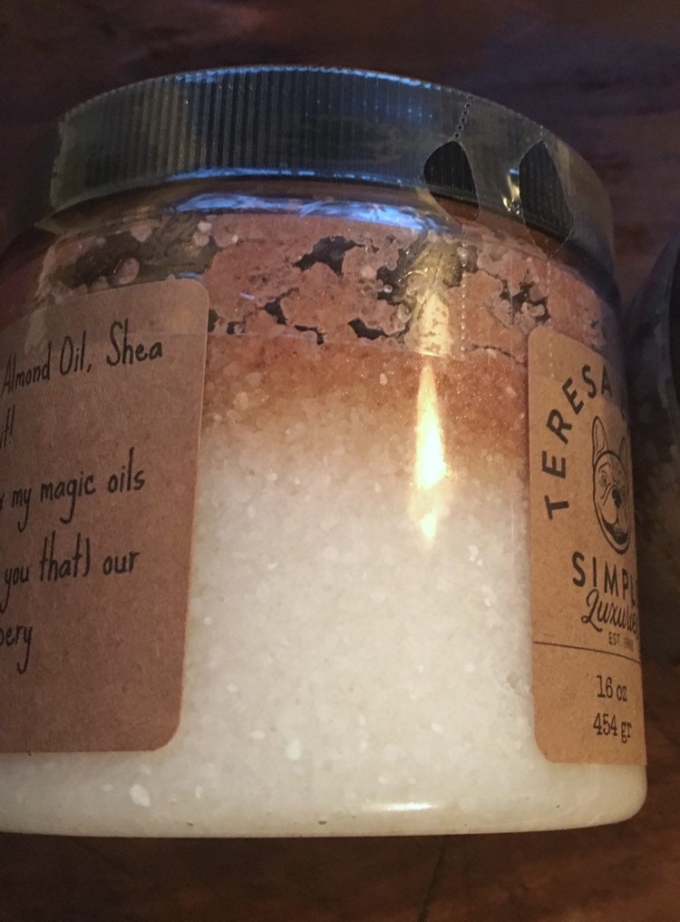 Dead Sea Mineral Scrub, Bath Salt, Shower Scrub, exfolliator, dry skin