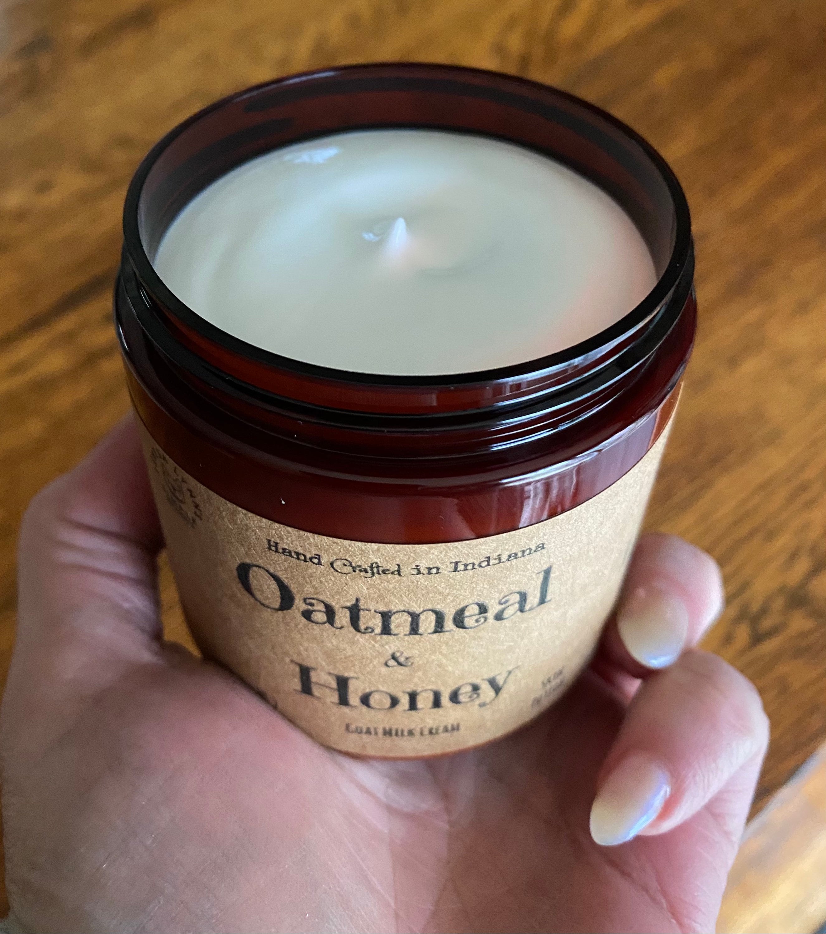 Oatmeal and Honey, Body Cream, skin care, lotion, potion, goat milk