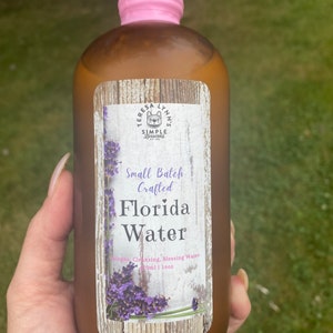 Florida Water infused Wooden Wick Soy Wax Candle created with Our Vintage Florida Water Recipe image 5