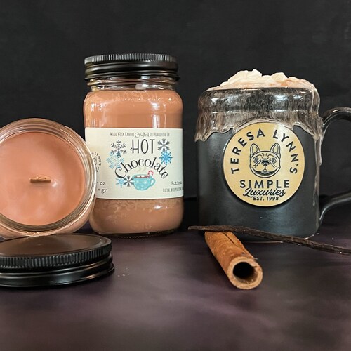 Headache Wooden Wick Aromatherapy Candle Soy Wax Candle Etsy