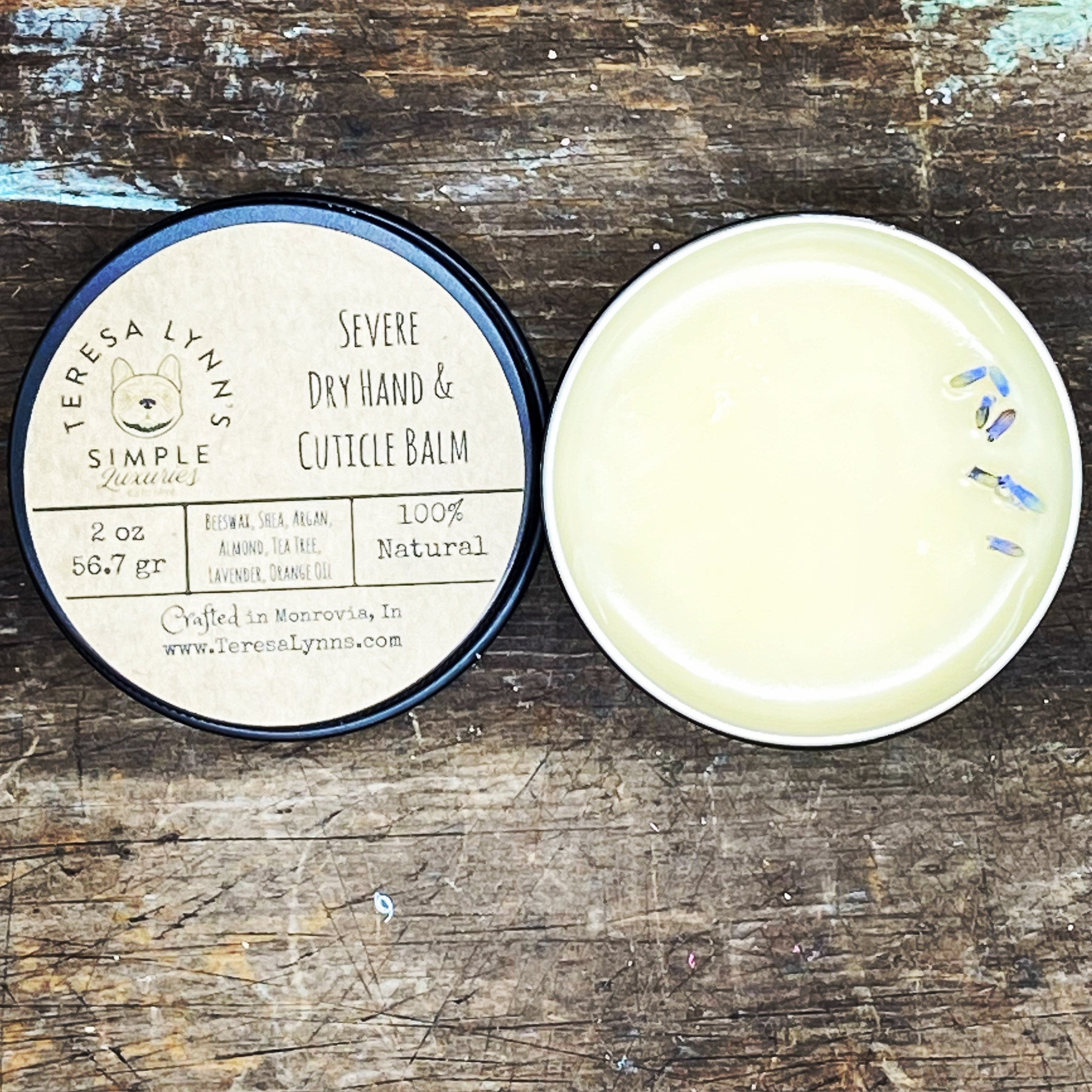 Severe Dry Hand balm, essential oil balm, natural, cracked hands