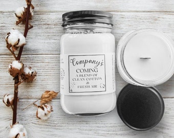 Company's Coming, Wooden Wick Soy Wax Candle