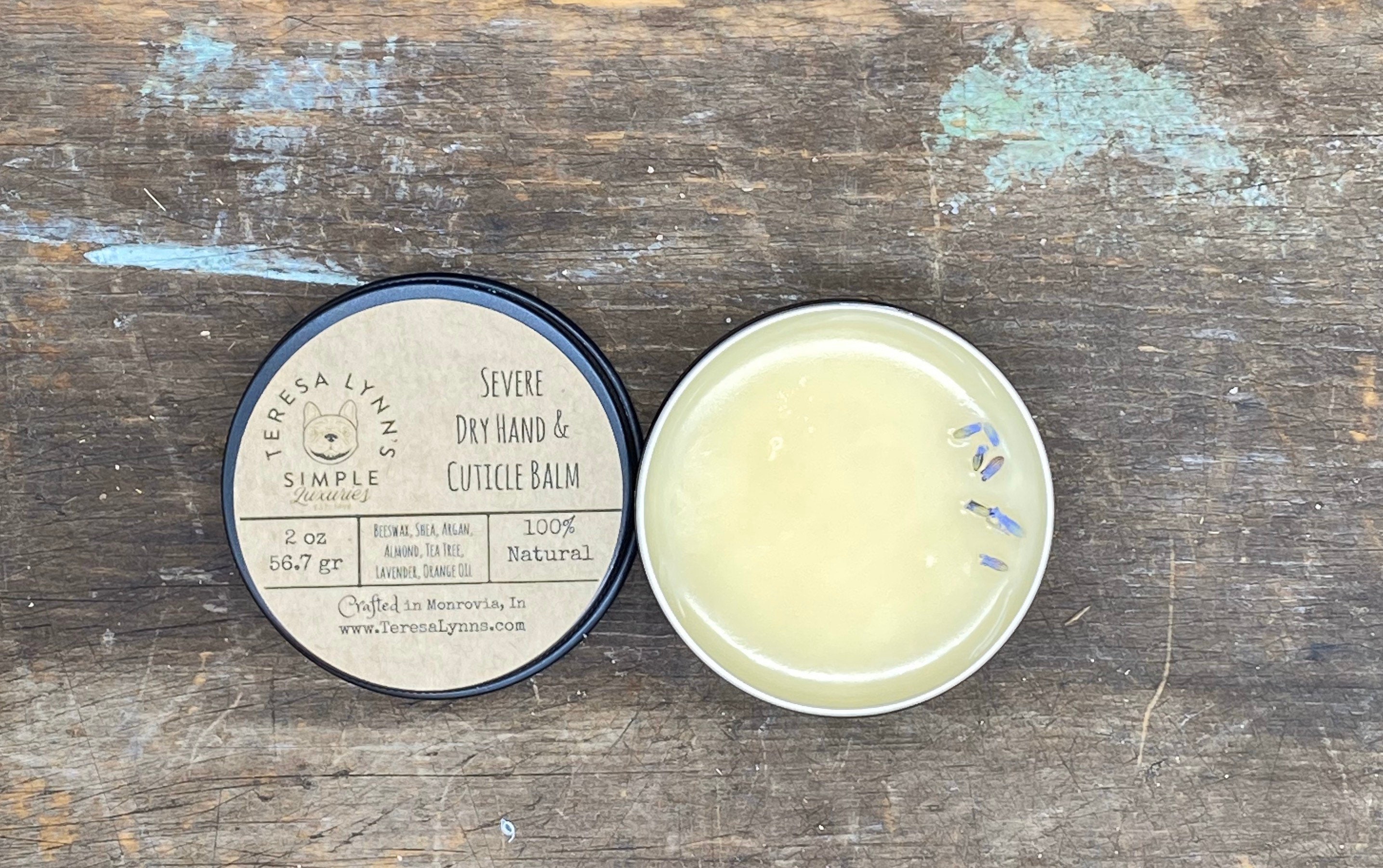 Severe Dry Hand balm, essential oil balm, natural, cracked hands