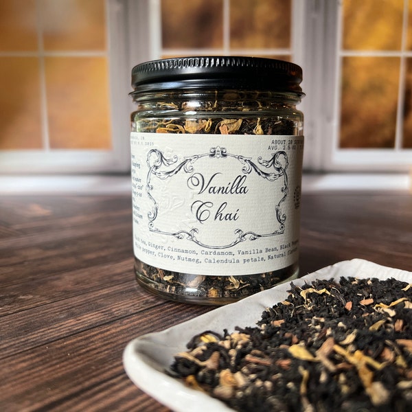 Vanilla Chai Tea - Hand Blended Loose Leaf Tea