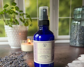 Lavender Toner, Calming beauty treatment, vintage recipe, victorian beauty, apothecary, skin calmer, pillow spray, linen spray, hydrosol