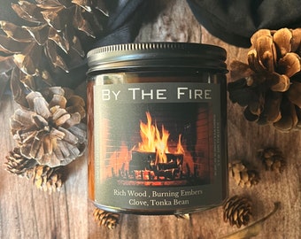 By The Fire Candle -Soothing Woodland Vibes: - Rich Wood Notes and Burning Embers