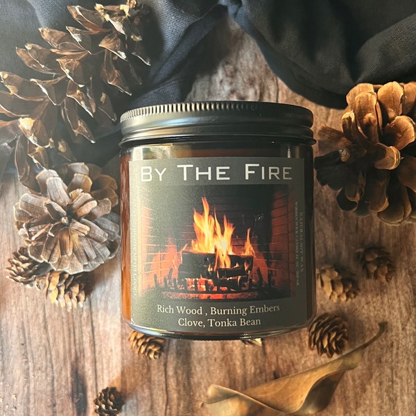 By The Fire Candle -Soothing Woodland Vibes: - Rich Wood Notes and Burning Embers