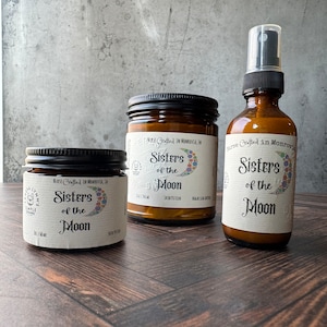 Sisters of the Moon, lotion, skin lotion, hemp, Patchouli, exotic resin, clove, Shea butter, skin care, dry skin, magnesium oil, skin Cream image 1