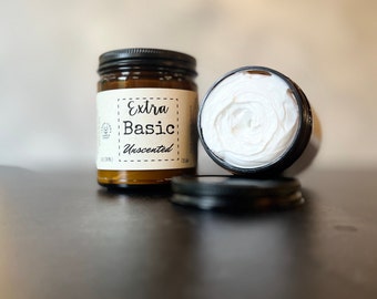 Extra Basic Whipped Body Butter, Unscented Skin Cream