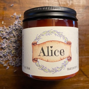 Alice, Lotion, Lavender Essential oil, Self Care, coconut oil, argan oil, Lavender, bedtime ritual, sleep, calming lotion image 7