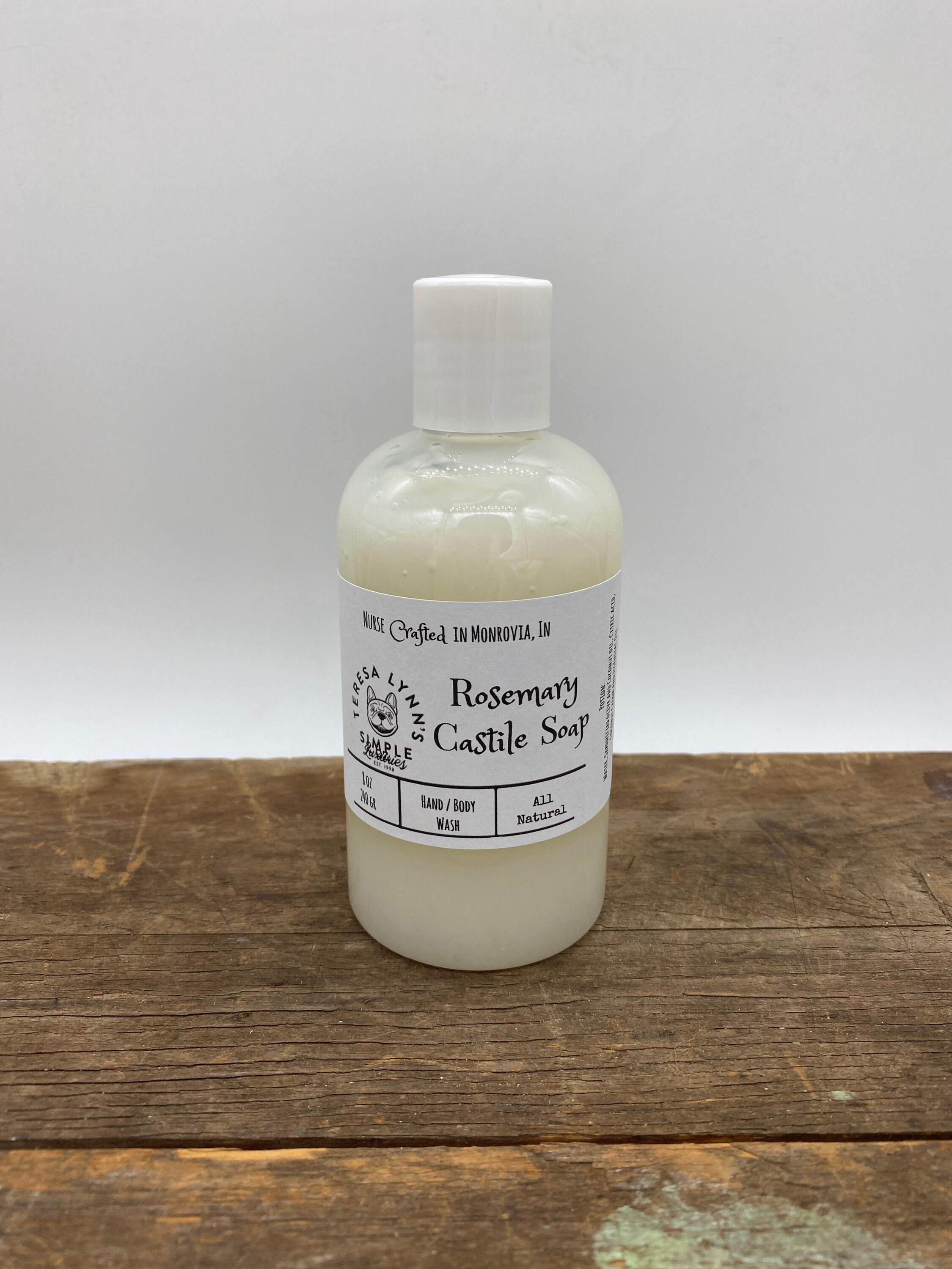 Rosemary Essential Oil, Castile soap, antimicrobial, olive oil, coconut