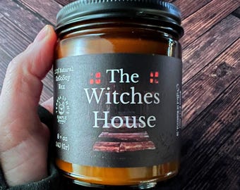 Witches House Wooden Wick Soy Wax Candle