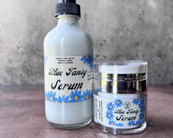 Blue Tansy Face Serum: Natural Prickly Pear Moisturizer