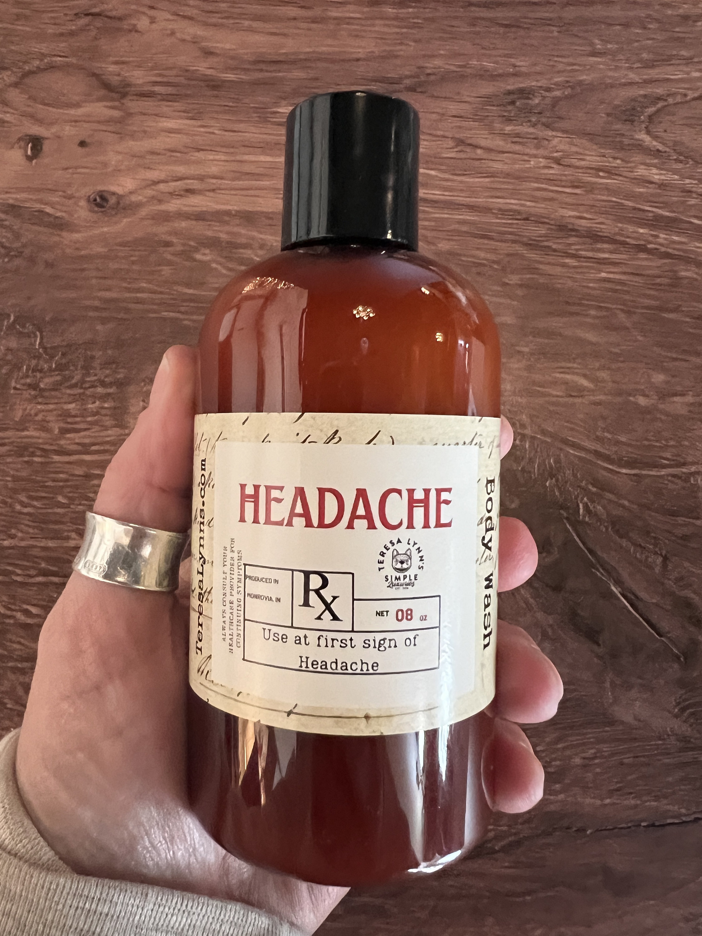 Headache Body Wash, Aromatherapy Shower Gel