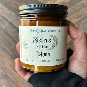 Sisters of the Moon, lotion, skin lotion, hemp, Patchouli, exotic resin, clove, Shea butter, skin care, dry skin, magnesium oil, skin Cream 8 oz