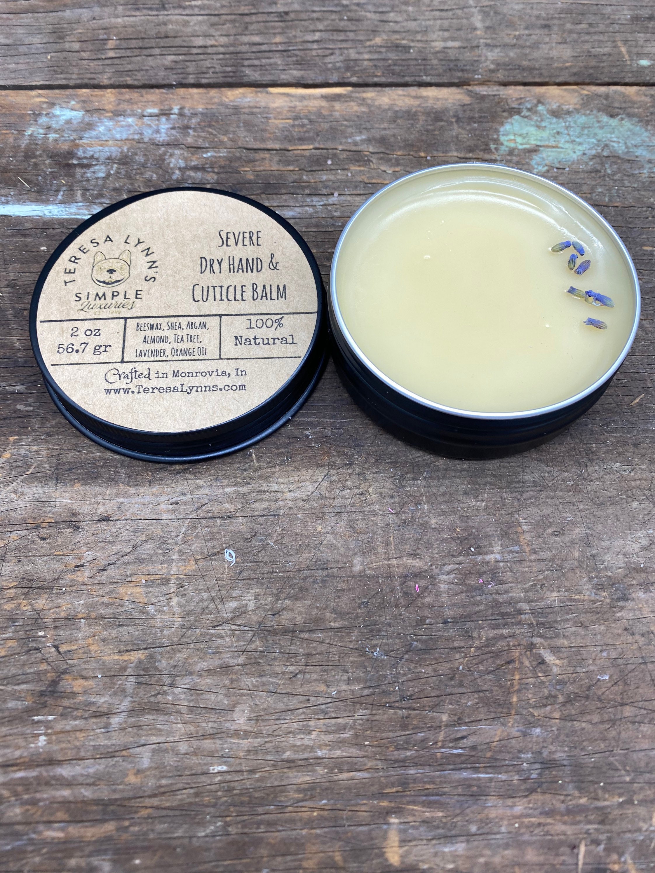 Severe Dry Hand balm, essential oil balm, natural, cracked hands