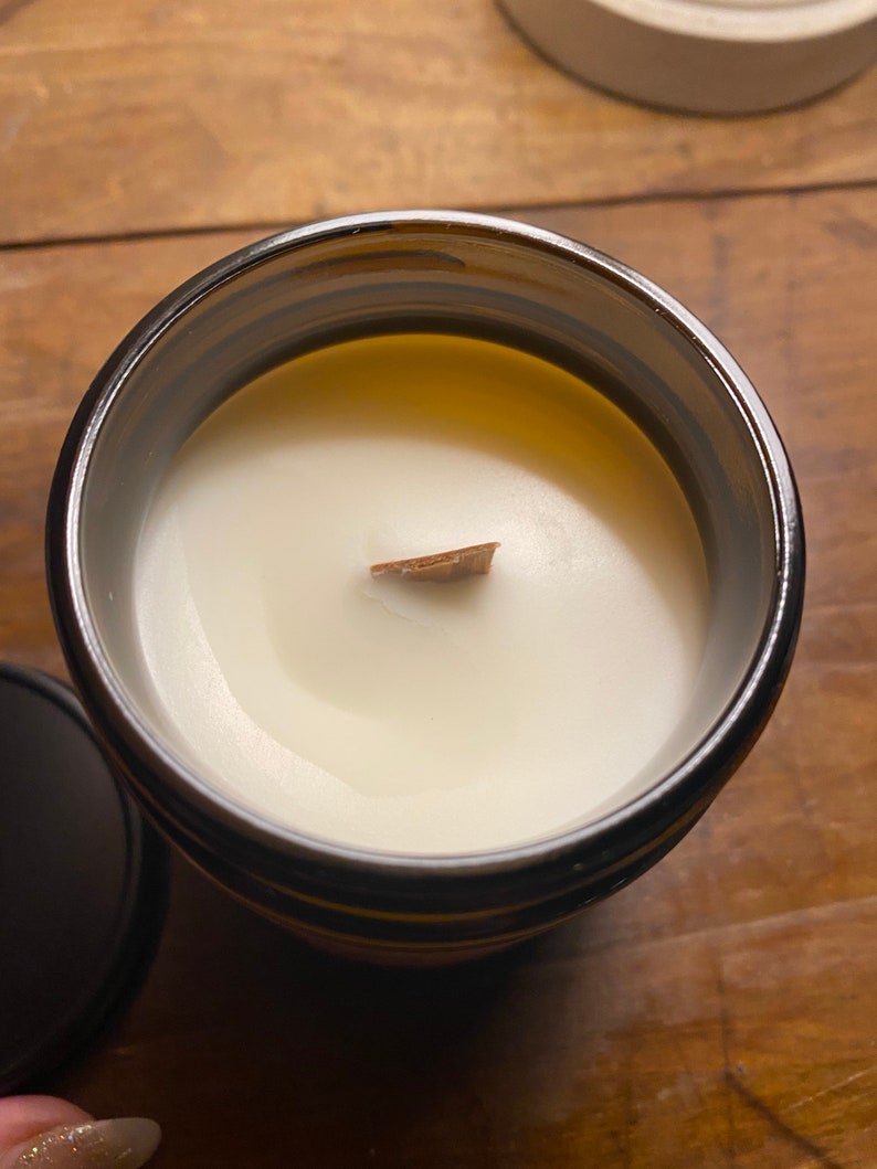 Headache Wooden Wick Aromatherapy Candle Soy Wax Candle Etsy