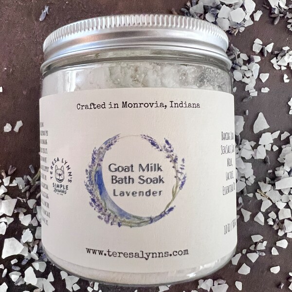 Lavender Infused Goat Milk Bath Soak