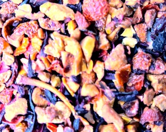 Strawberry Fields - Taste the Fruits of the Season with our Strawberry, Kiwi Hibiscus Tea