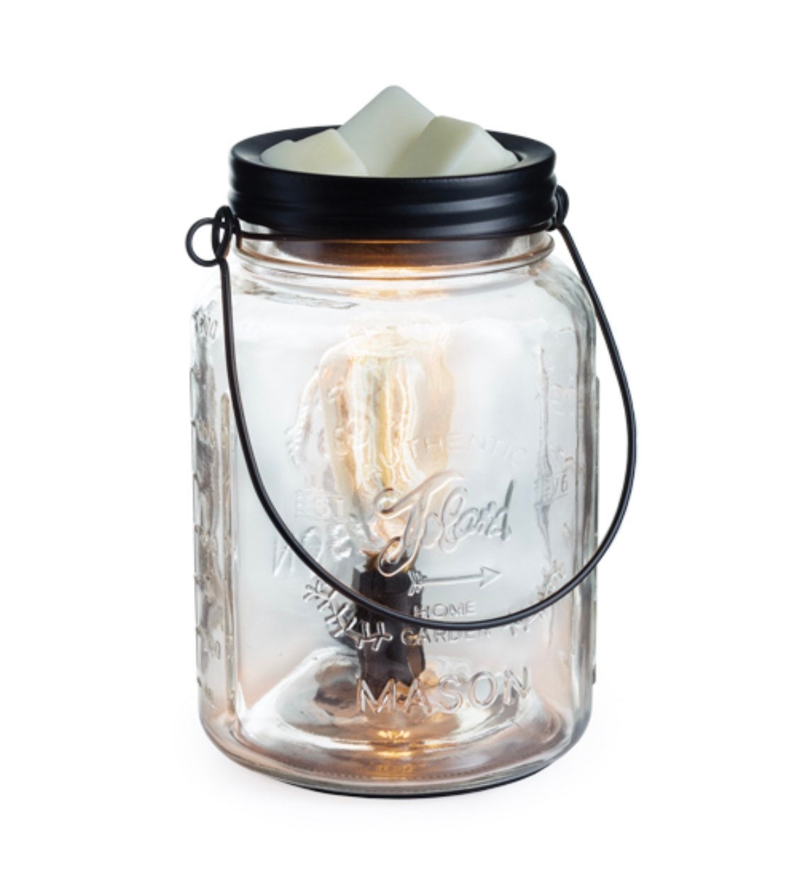 Mason Jar electric tart melter, farmhouse, melter, county chic, tart