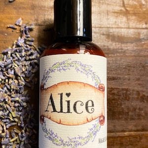 Alice, Lotion, Lavender Essential oil, Self Care, coconut oil, argan oil, Lavender, bedtime ritual, sleep, calming lotion image 3