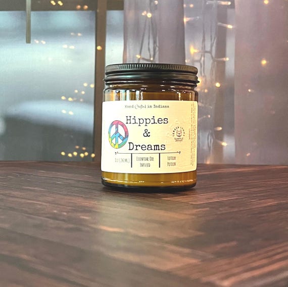 Hippies and Dreams - Skincare Line Whipped Body Butter with Magnesium, Shea Butter,