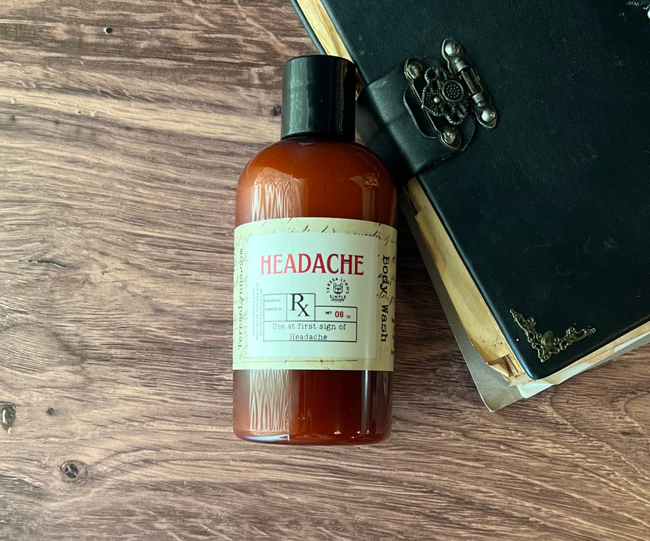 Headache Body Wash, Aromatherapy Shower Gel