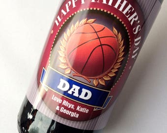 PERSONALISED RUGBY PLAYER FAN 18th 21st 30th 40th BIRTHDAY BOTTLE LABEL GIFT