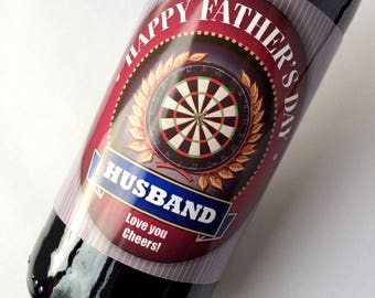 PERSONALISED RUGBY PLAYER FAN 18th 21st 30th 40th BIRTHDAY BOTTLE LABEL GIFT